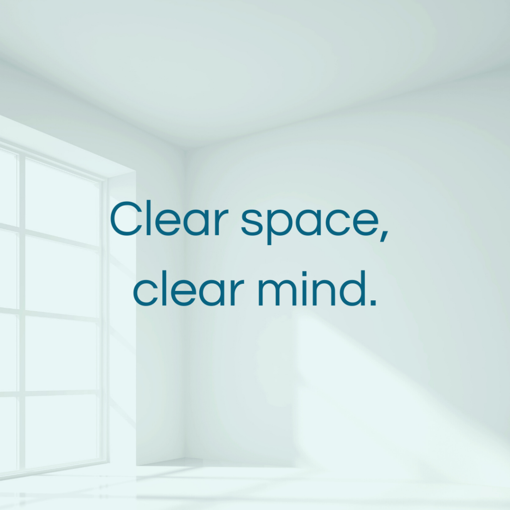 Minimalistisches Zuhause - Clear space, clear mind
