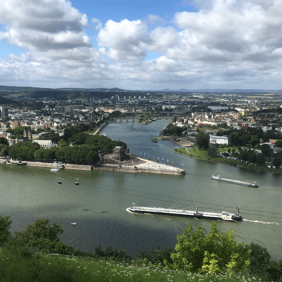 Deutsches Eck in Koblenz