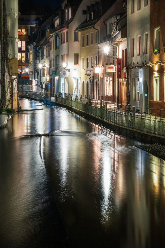 freiburg, night, historic center-4956673.jpg